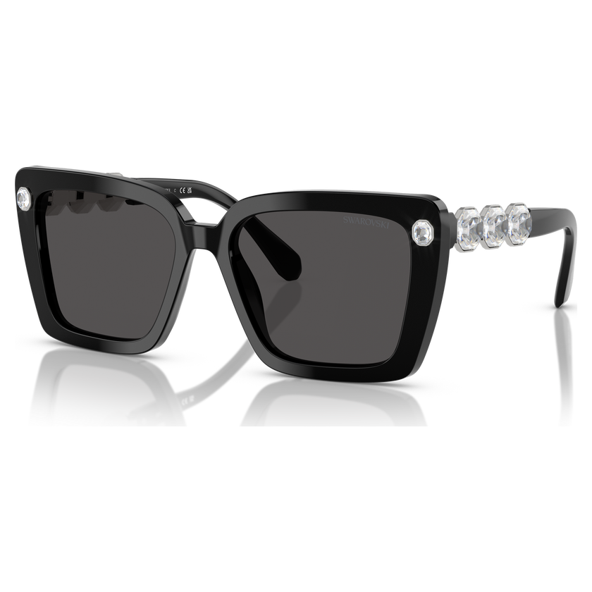 swarovski sunglasses  square shape  sk6032  black
