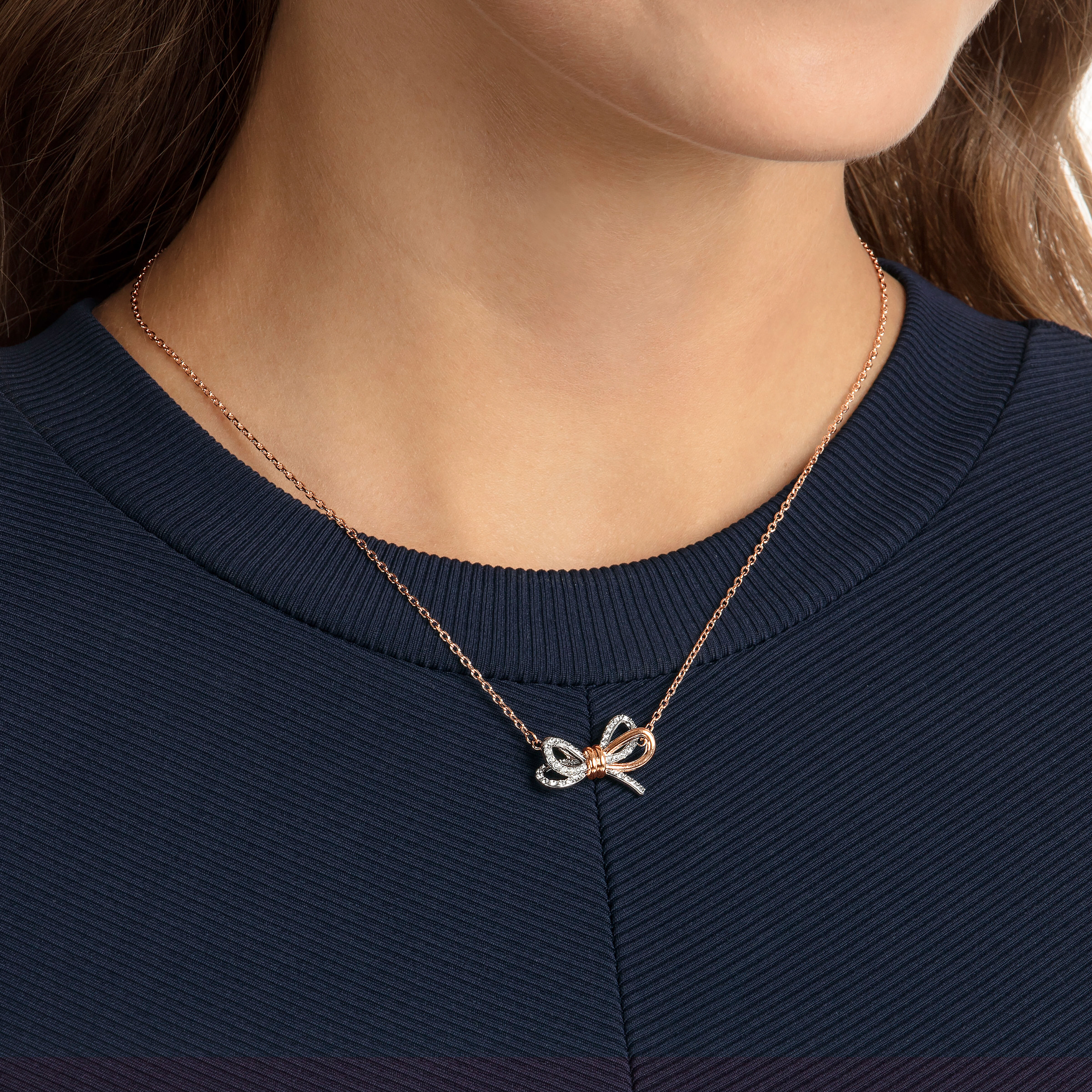 Buy Swarovski Lifelong Bow pendant Bow White Mixed metal finish
