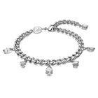 swarovski dextera bracelet mixed cuts white rhodium plated