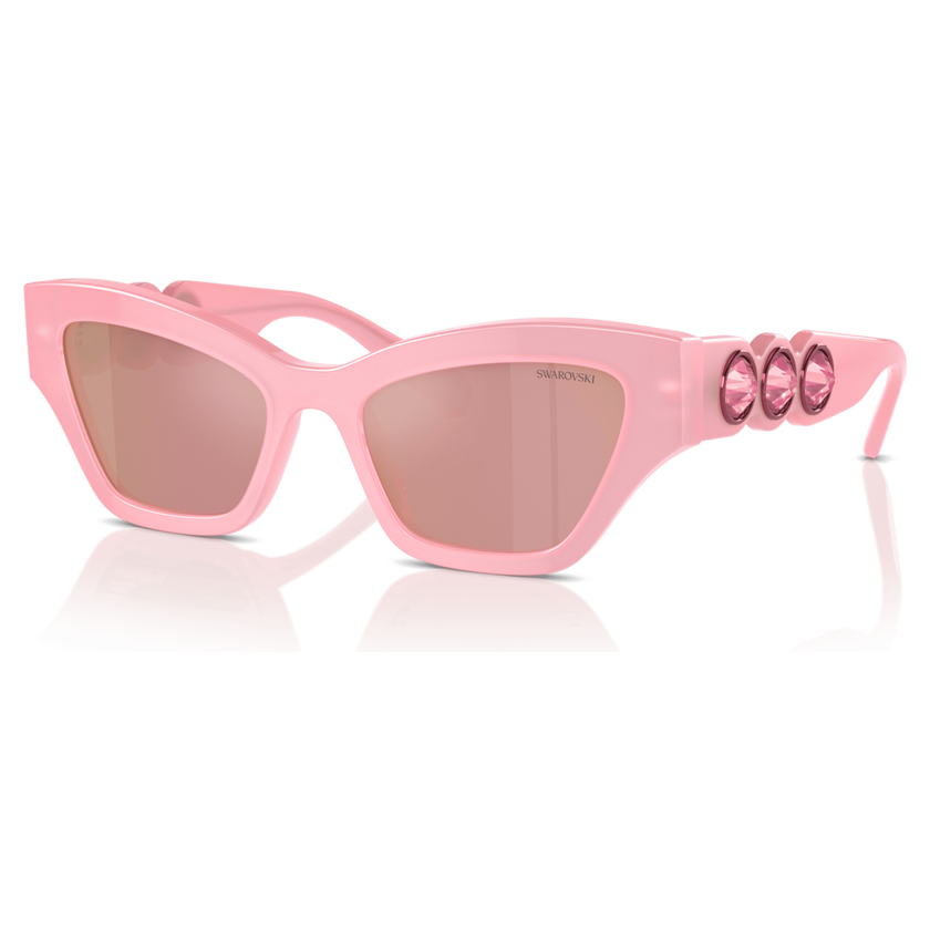 swarovski sunglasses  cat eye shape  pink