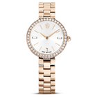 swarovski certa watch swiss made metal bracelet gold tone champagne gold tone finish