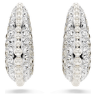swarovski sublima drop earrings crystal pearl round cut white rhodium plated