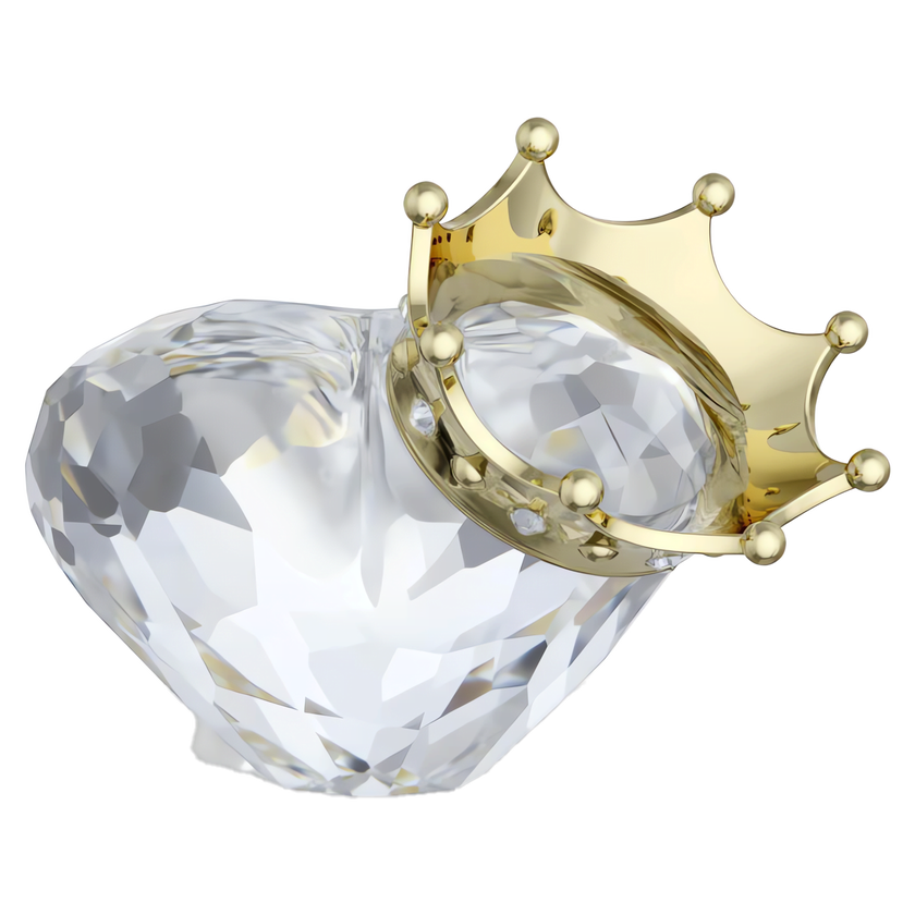 swarovski symbolica heart with crown