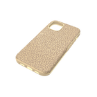 swarovski high smartphone case iphone 12 mini gold tone