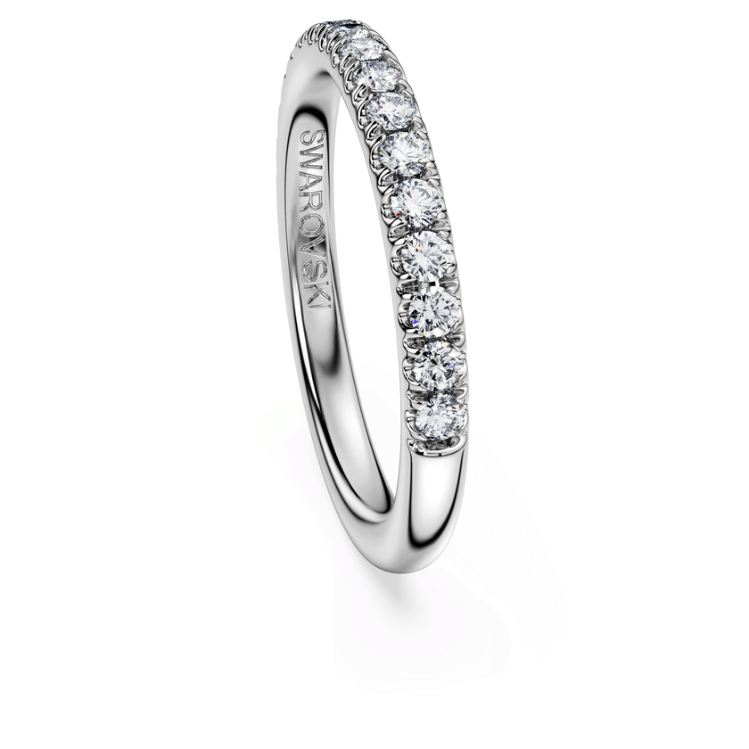 swarovski eternity band ring  laboratory grown diamonds 0 4 ct tw  18k white gold