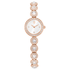 swarovski una angelic watch  crystal bracelet  rose gold tone  rose gold tone finish