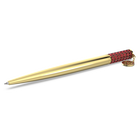 swarovski alea ballpoint pen red gold tone plated