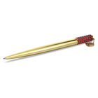 Alea ballpoint pen, Red, Gold-tone plated