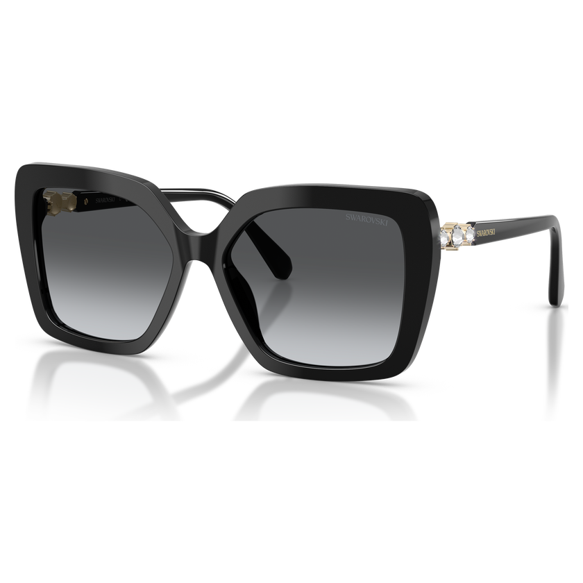swarovski sunglasses  square shape  sk6049  brown