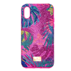 Tropical Smartphone Case with Bumper, iPhone® XS Max, Dark multi-colored