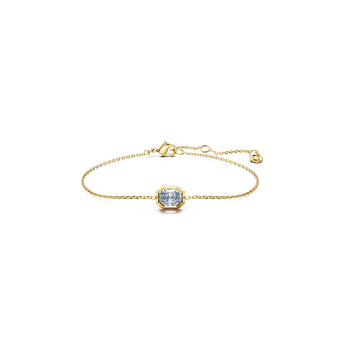 swarovski octagon bracelet  lab grown diamonds 0 5 ct tw  octagon shape  18k yellow gold