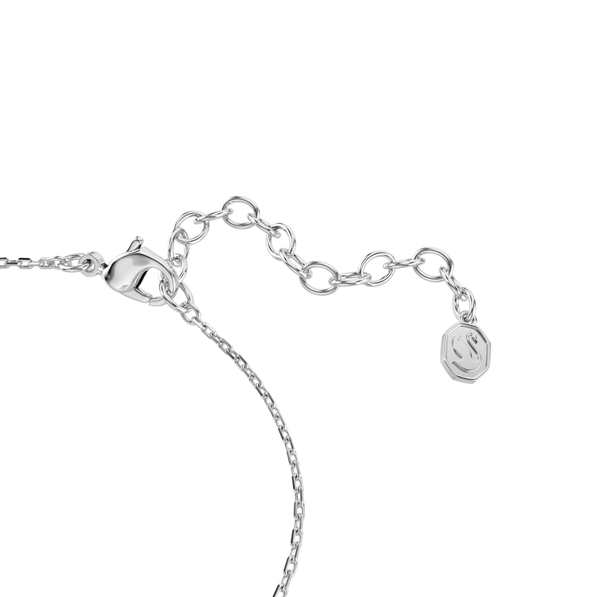 swarovski mesmera bracelet  mixed cuts  white  rhodium plated