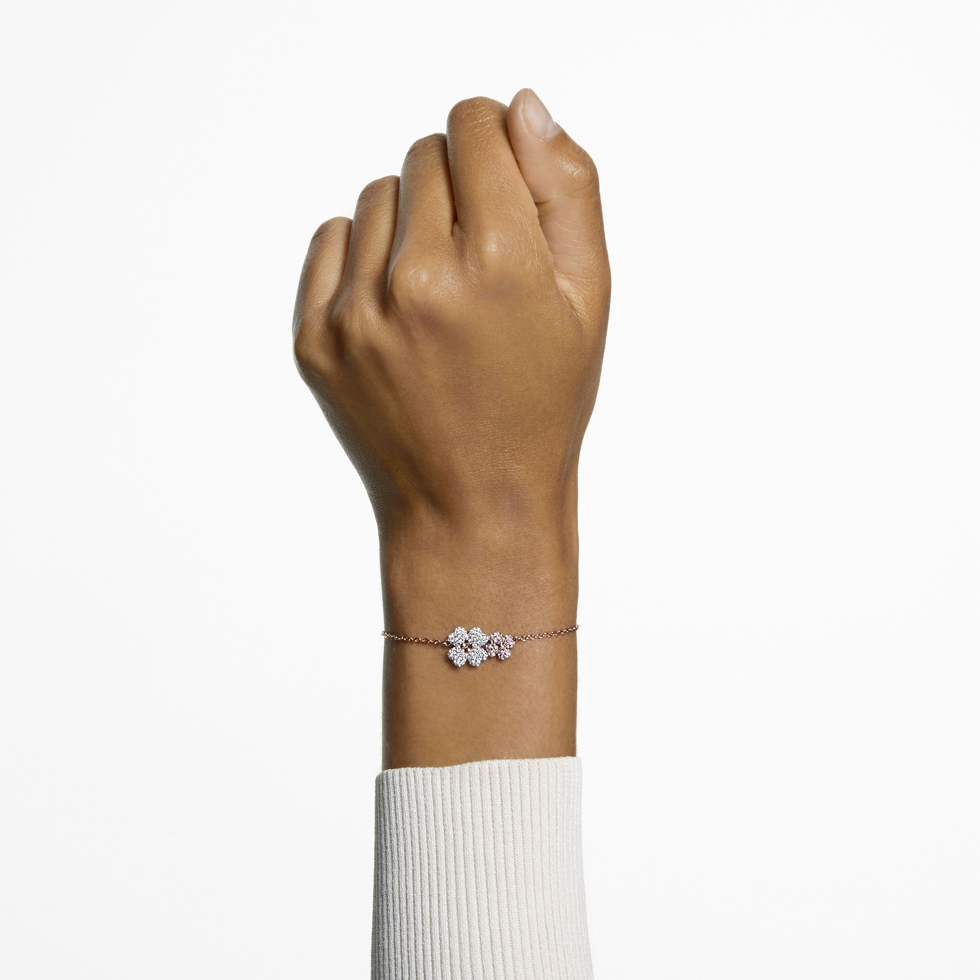 Buy Swarovski Latisha bracelet Flower Multicolored Rose gold