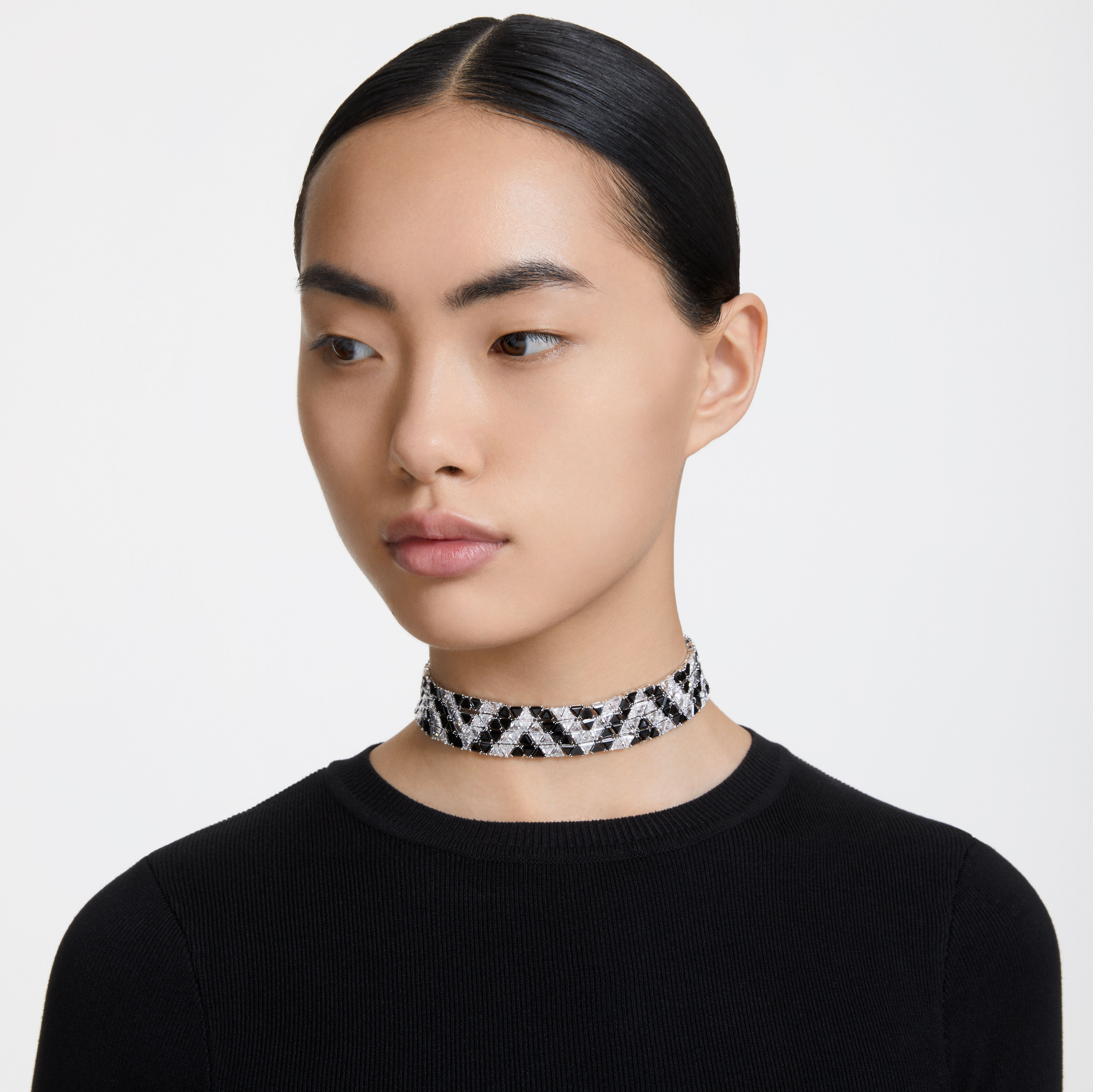 Swarovski store choker black