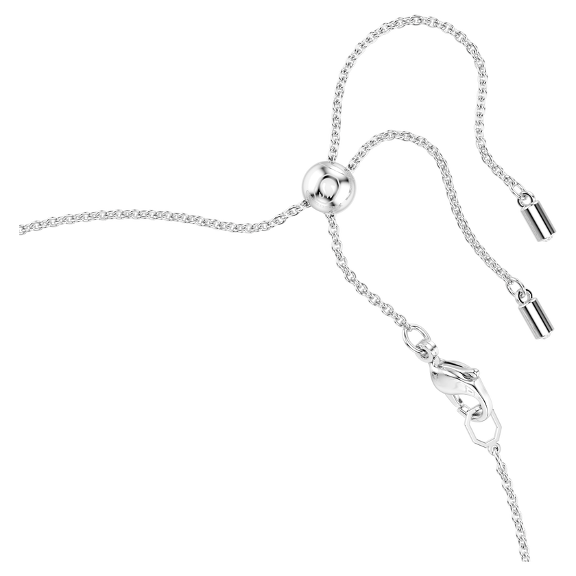 ariana grande x swarovski choker  crystal pearl  round cut  white  rhodium plated