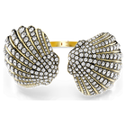 swarovski idyllia bangle  shell  white  gold tone plated