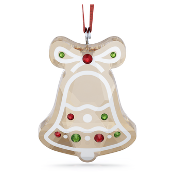 swarovski holiday cheers gingerbread bell ornament