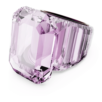 swarovski lucent cocktail ring pink