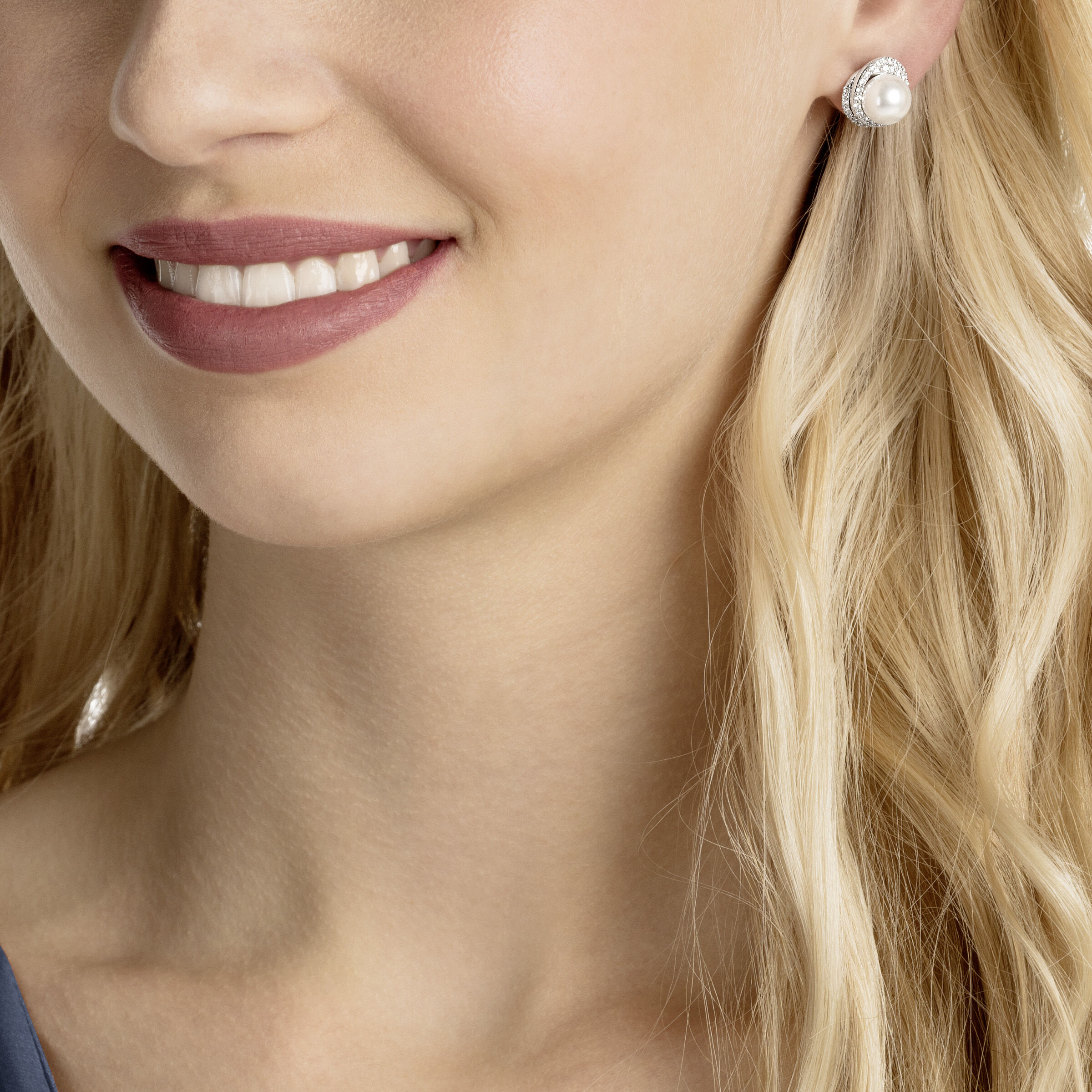 Buy Swarovski Originally Pierced Earrings Stud White Rhodium plating
