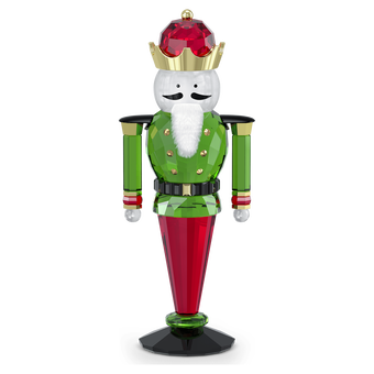 swarovski holiday cheers nutcracker green