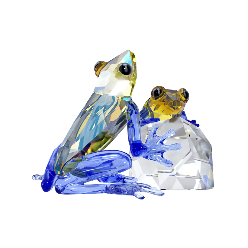 swarovski idyllia frog and baby