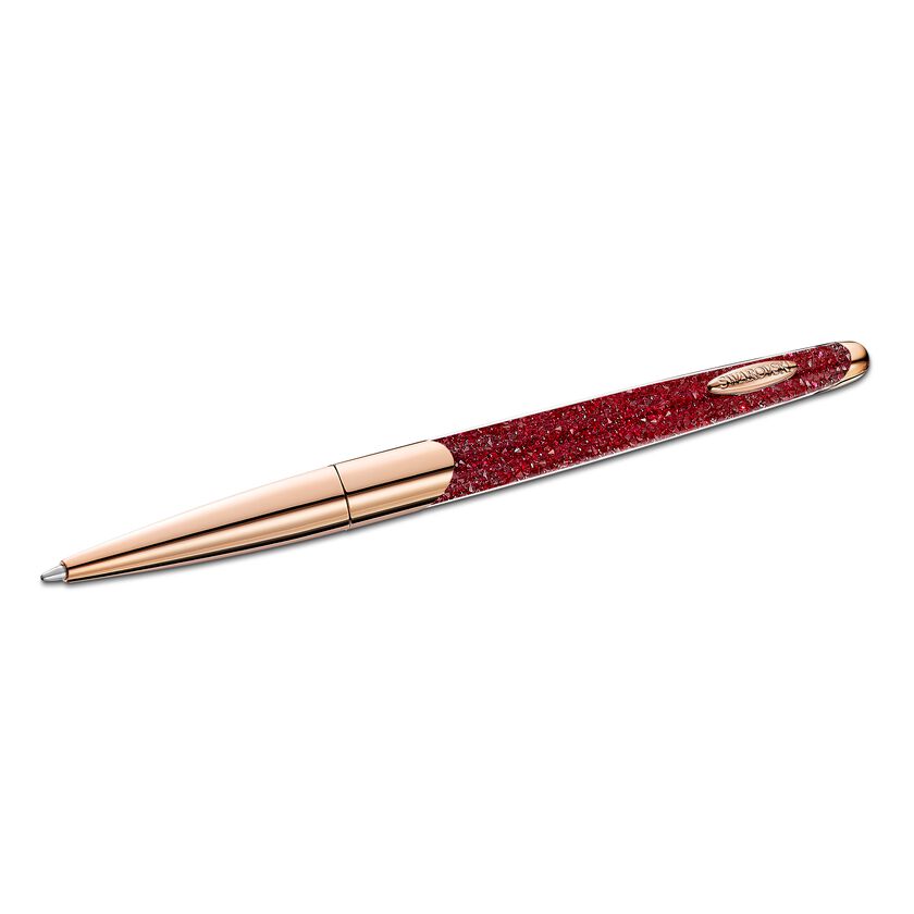 Crystalline Nova Ballpoint Pen, Red, Rose-gold tone plated