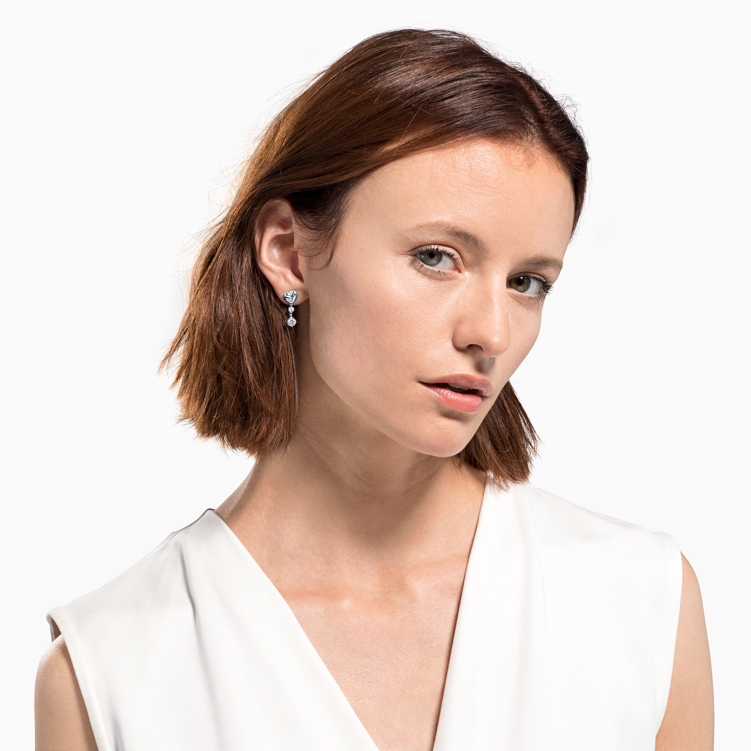 Swarovski lifelong shop heart earrings