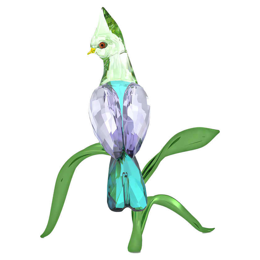 swarovski idyllia green turaco