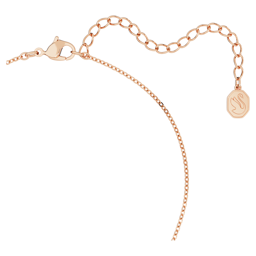 swarovski originally set  white  rose gold tone plated