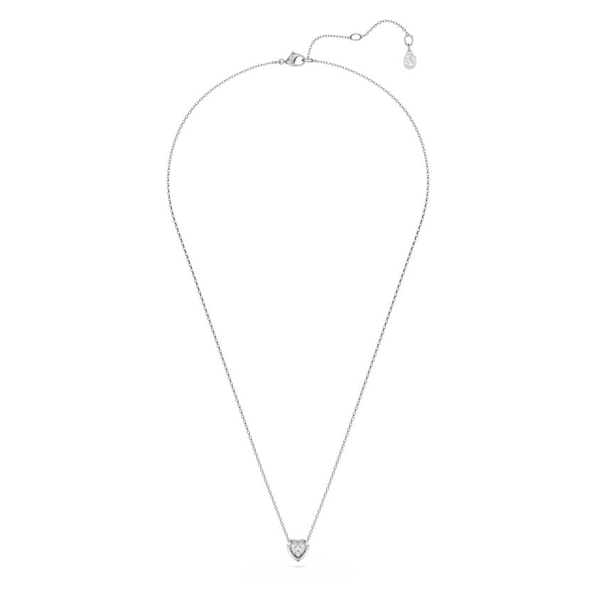 swarovski eternity pendant  lab grown diamonds 0 5 ct tw  heart shape  sterling silver