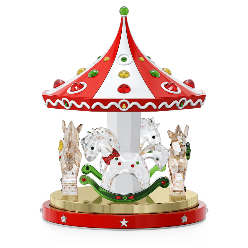 swarovski holiday cheers carousel