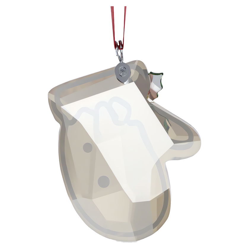 swarovski holiday cheers gingerbread glove ornament