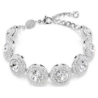 swarovski una angelic bracelet  white  rhodium plated