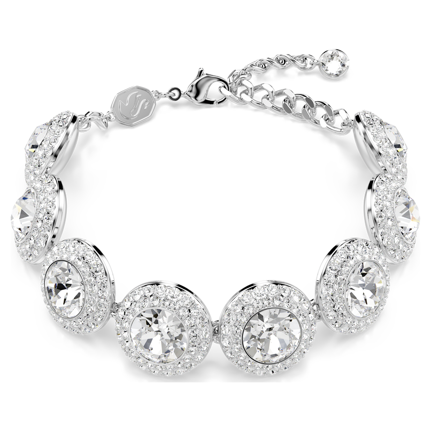swarovski una angelic bracelet  white  rhodium plated