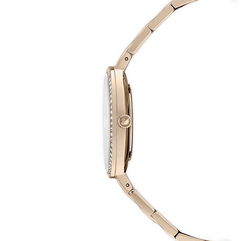 Cosmopolitan Watch, Metal bracelet, Gold tone, Champagne-gold tone PVD