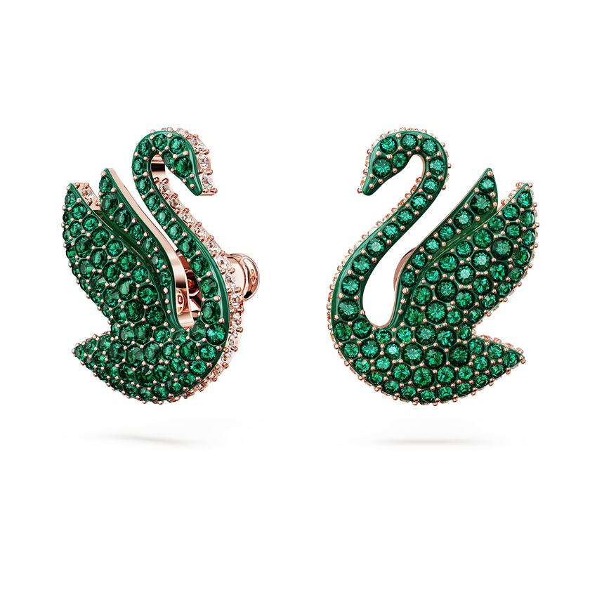 Swarovski iconic swan earrings Clearance