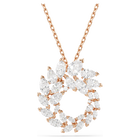swarovski mesmera pendant  marquise cut  white  18k rose gold finish