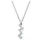swarovski galaxy pendant laboratory grown diamonds 0 9 ct tw 18k white gold