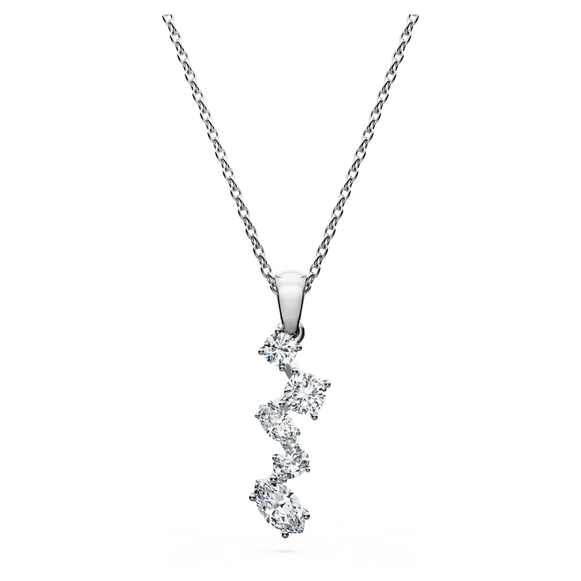 swarovski galaxy pendant  laboratory grown diamonds 0 9 ct tw  18k white gold