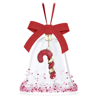 swarovski holiday cheers dulcis bell ornament red