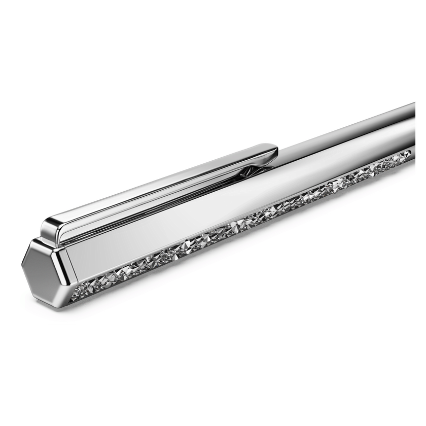 swarovski crystal shimmer ballpoint pen  silver tone  chrome plated