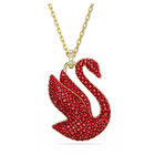 Swarovski red best sale swan necklace