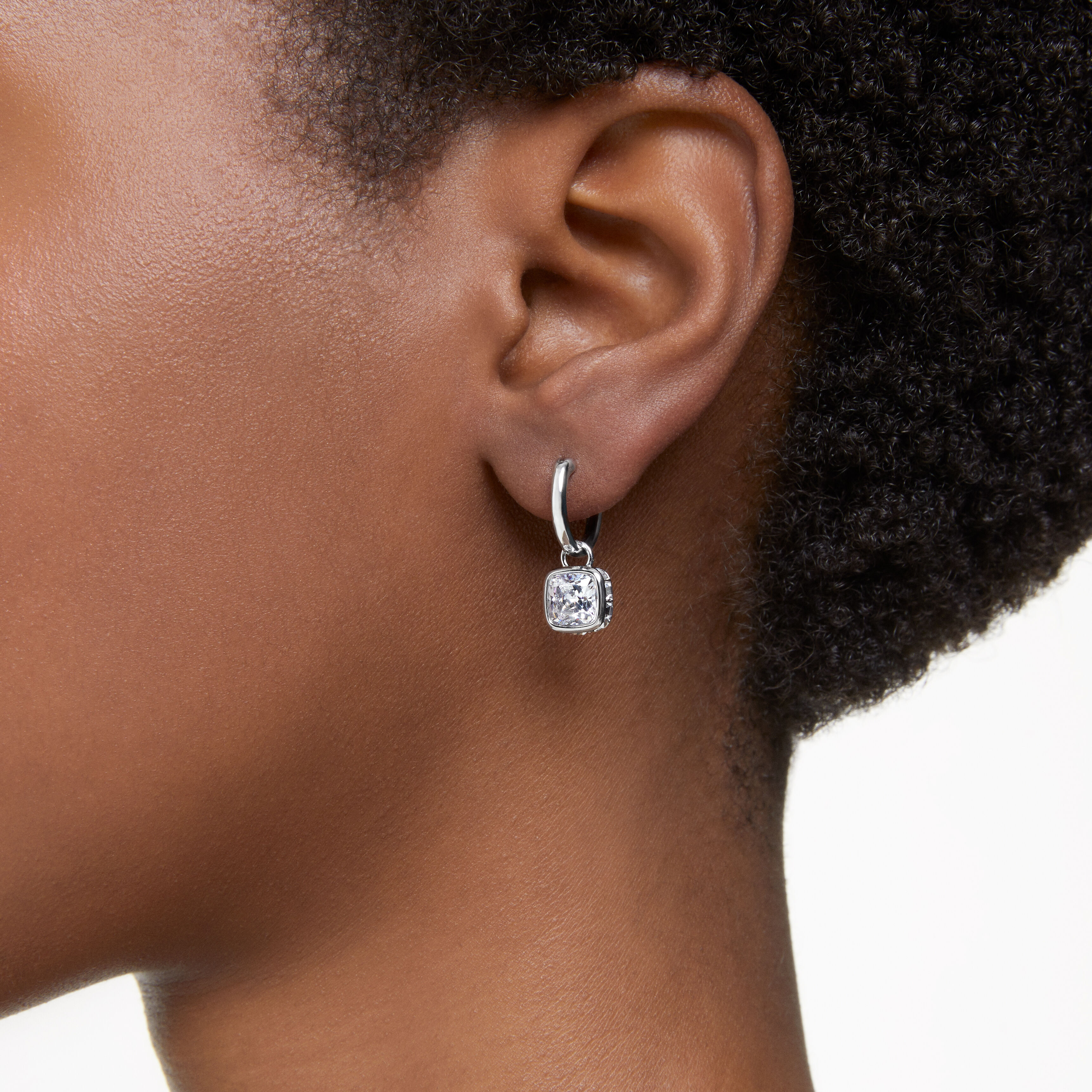 Swarovski square drop earrings outlet