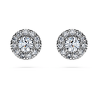 swarovski eternity stud earrings laboratory grown diamonds 0 45 ct tw sterling silver
