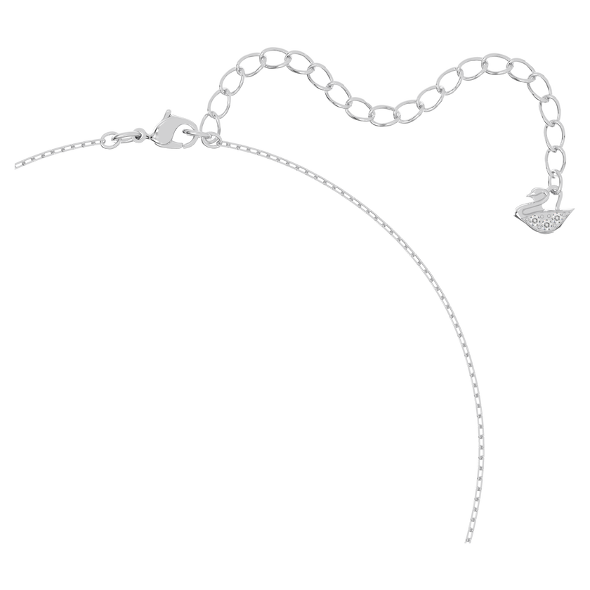 swarovski sparkling dance set  mixed cuts  clover  white  rhodium plated
