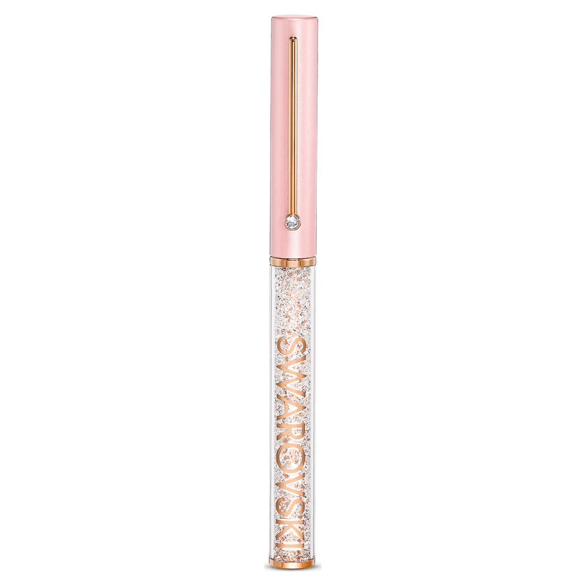 swarovski crystalline gloss ballpoint pen  pink  pink lacquered  rose gold tone plated
