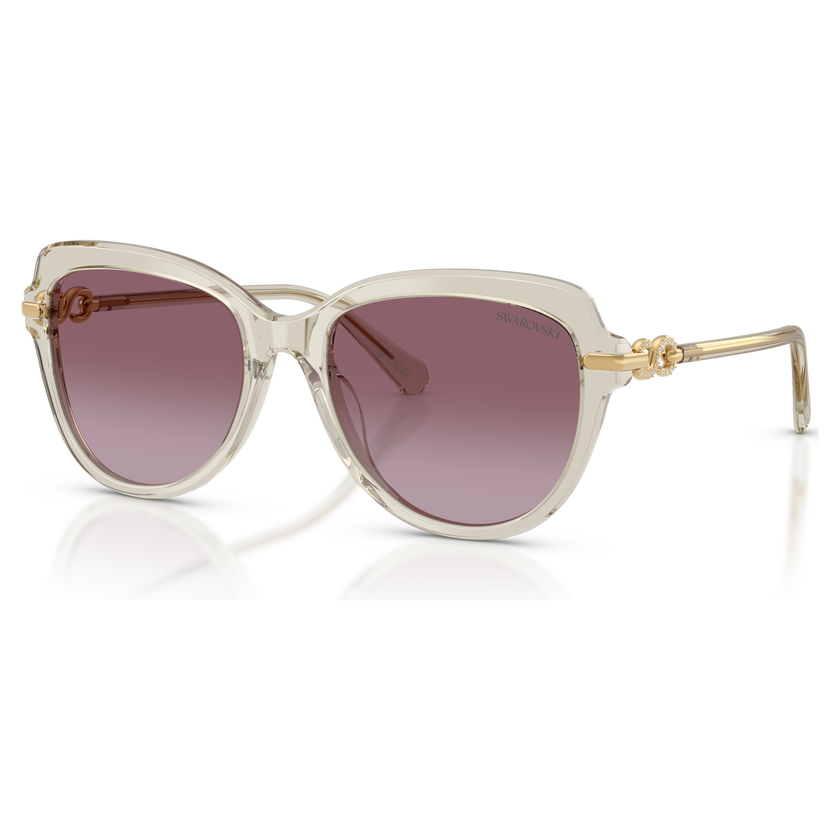 swarovski sunglasses  butterfly shape  sk6073  beige