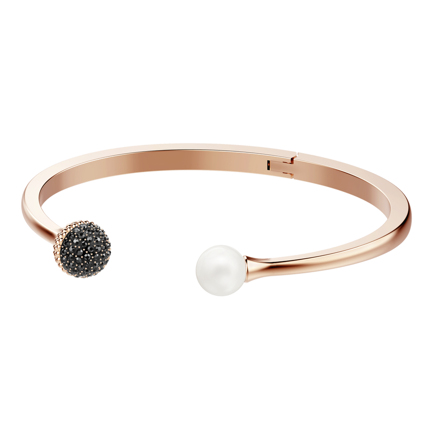 Lollypop Bangle, Multi-colored, Rose-gold tone plated