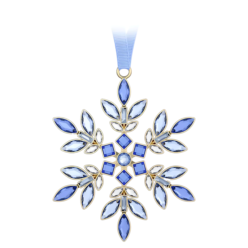 swarovski gema holiday ornament  blue