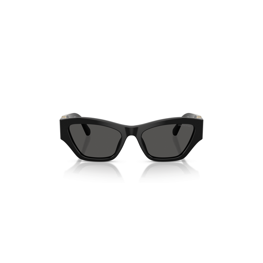 swarovski sunglasses  cat eye shape  sk6076  black
